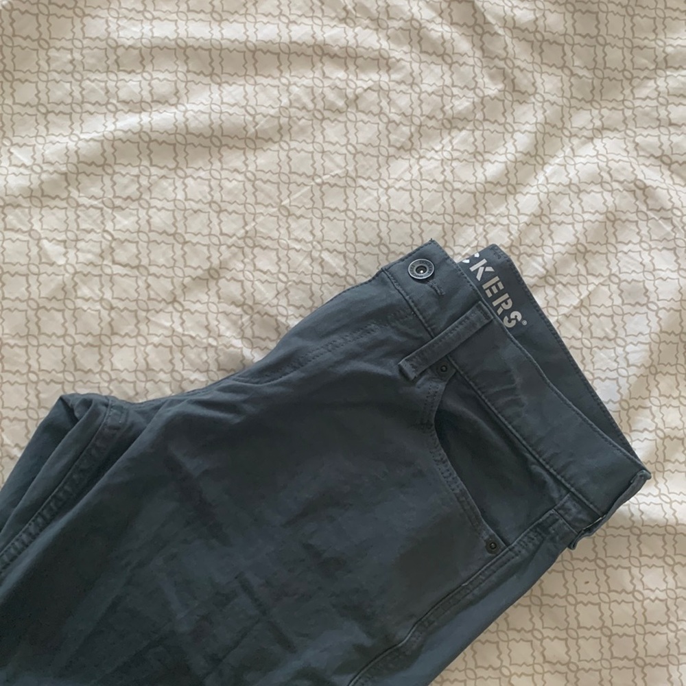 Mens Gray/Blue Dockers Slim Fit Jean Cut Smart 360 Flex Jeans